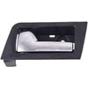 Interior Door Handle - Rear Left - Black+Chrome - image 2