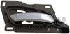 Interior Door Handle Rear Right Chrome Lever/Gray Housing - image 1