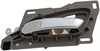 Interior Door Handle Rear Left Chrome Lever/Gray Housing - image 1