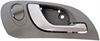 Interior Door Handle Front Right Silver Lever/Titanium Housing - image 1