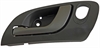Interior Door Handle Front Left Silver Lever/Titanium Housing - image 1