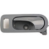 Interior Door Handle - Rear Left - Chrome Lever+Gray Housing - image 1