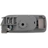 Interior Door Handle - Rear Left - Chrome Lever+Gray Housing - image 2
