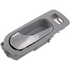 Interior Door Handle - Rear Left - Chrome Lever+Gray Housing - image 3