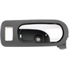 Interior Door Handle - Front Left - Chrome Lever+Black housing Ebony - image 1