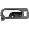 Interior Door Handle - Front Right - Chrome Lever+Black housing Ebony - image 1
