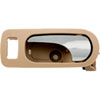 Interior Door Handle - Front Left - Chrome Lever+Beige Housing Neutral - image 1