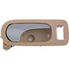 Interior Door Handle - Front Right - Chrome Lever+Beige Housing Neutral - image 1