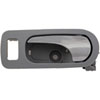 Interior Door Handle - Front Left - Chrome Lever+Gray Housing - image 1
