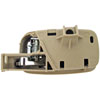 Interior Door Handle - Front Right - Chrome Lever+Beige Housing Neutral - image 2