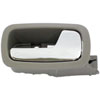 Interior Door Handle - Front Right - Chrome Lever+Gray Housing - image 1