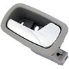 Interior Door Handle - Front Right - Chrome Lever+Gray Housing - image 3