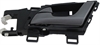 Interior Door Handle Front Left Silver Lever/Black Housing - image 1