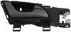 Interior Door Handle Rear Right Silver Lever/Black Housing - image 1