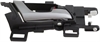 Interior Door Handle Rear Right Silver Lever/Black Housing - image 1
