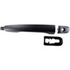 Exterior Door Handle Front Right Black Lever Black Cap - image 1