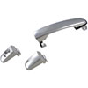 Exterior Door Handle Rear Left Chrome With Pearl Coat - image 1