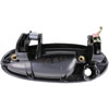 Exterior Door Handle Front Right Smooth Black /Keyhole - image 2