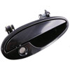 Exterior Door Handle Front Right Smooth Black /Keyhole - image 3