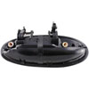 Exterior Door Handle Rear Right Smooth Black - image 2
