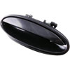 Exterior Door Handle Rear Left Smooth Black - image 3