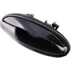 Exterior Door Handle Front Right Smooth Black Without Keyhole - image 3