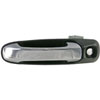 Exterior Door Handle Front Left Black Chrome Without Thatchum Alarm System - image 1