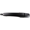 Exterior Door Handle Front Right Black Textured With Keyhole - image 1