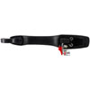 Exterior Door Handle Front Right Black Textured With Keyhole - image 2