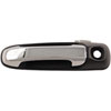 Exterior Door Handle Front Right Rear Right Black Textured Without Keyhole - image 1
