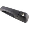 Exterior Door Handle Front Left Black Smooth Finish - image 3