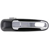 Exterior Door Handle Front Right Rear Right Black Smooth Finish - image 1