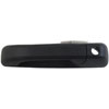Exterior Door Handle Rear Left Black Smooth Finish - image 1