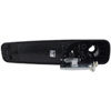 Exterior Door Handle Rear Left Black Smooth Finish - image 2