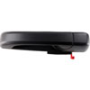 Exterior Door Handle Rear Right Black Smooth Finish - image 1