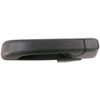 Exterior Door Handle Rear Left Black Smooth Finish - image 1