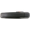 Exterior Door Handle Rear Left Black Smooth Finish - image 1