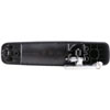 Exterior Door Handle Rear Left Black Smooth Finish - image 2