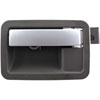 Interior Door Handle Silver Lever Gray Housing - image 1