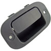 Interior Door Handle Silver Lever Light Gray Housing - image 3
