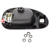 Interior Door Handle Chrome Lever Black Housing - image 2