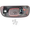 Interior Door Handle Chrome Lever Black Housing - image 2