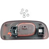 Interior Door Handle Black Lever Woodgrain Housing - image 2