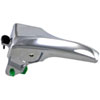 Interior Door Handle Chrome Lever Woodgrain Housing - image 1