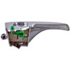 Interior Door Handle Chrome Lever Woodgrain Housing - image 2