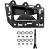 Interior Door Handle Chrome Lever Black Housing - image 1