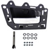 Interior Door Handle Chrome Lever Black Housing - image 1