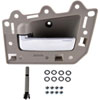 Interior Door Handle Chrome Lever Black Housing - image 1