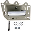 Interior Door Handle Chrome Lever Beige Housing - image 1