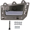 Interior Door Handle Chrome Lever Beige Housing - image 1
